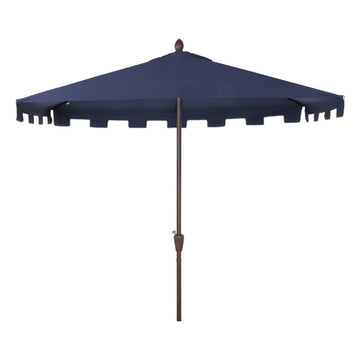 Sidney 9 ft. Classic MidCentury Rectangular Half Market Patio Umbrella